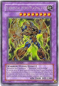 Yu Gi Oh YuGiOh GX - Elemental Hero Plasma Vice CT04-EN006 Promo Card [Toy]